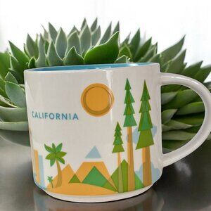Starbucks California You Are Here Collection Coffee Mug Cup 14 oz.